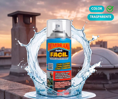 Aerosol SELLATEK sellador impermeable 700 ml sobre una azotea