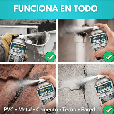 El sellador aplicado en canaleta, tuberia, ladrillo y concreto
